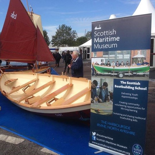 Scottish Boatbuilding School is part of the Scottish Maritime Museum